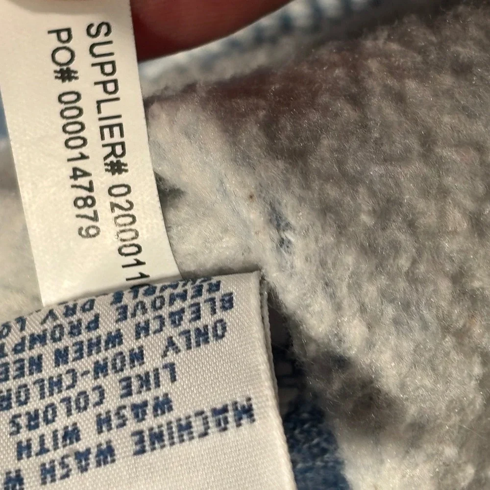 Polo Ralph Lauren Zip Hoodie Mens Small Blue Heathered Pony Logo Sweatshirt